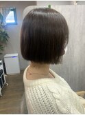 切りっぱなしボブ