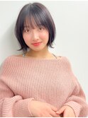 【長谷川】暗髪くびれボブ