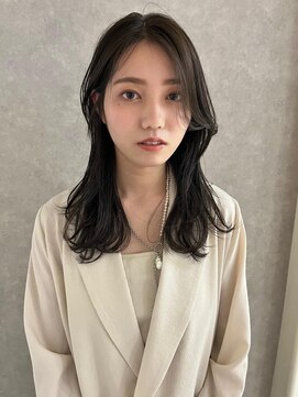 オブジェ シエル(obje't ciel) 【obje’t ciel】long layer×Olivebrown【暮石唯】