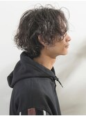 ★マッシュパーマ ニュアンスパーマ ウルフ メンズカット 波巻き