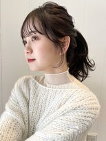 ガーデン ムサシコスギ(GARDEN MUSASHIKOSUGI)&nbsp;結んでも可愛い顔まわり おくれ毛  フルバング シースルーバング