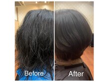 ユーキーヘアー(you key hair)の雰囲気（クセは活かしてボリュームを抑える新技術）