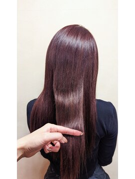 レアナ バイ ニーナ(Leana by NINA) レッドカラー プルエクステ