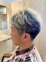 ガビーヘアルーブ(gabi hair LOOB) U24メンズ波巻きブリーチウルフツイスパニュアンスパーマ新潟