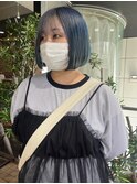 ブリーチ1回/色落ち◎/シルバーブルー【多田華歌】