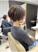 ショートボブ髪型20代30代40代50代前髪あり前髪なし面長丸顔小林