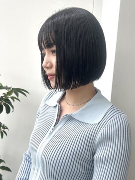 ロンド 表参道店(Lond) ボブ 切りっぱなしボブ タッセルボブ