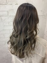 アジールヘア 所沢プロペ通り店(agir hair)&nbsp;ハイトーングレージュイメチェン前髪カットケアブリーチ所沢韓国