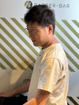 バーバーバー アカバネ(BARBER-BAR AKABANE)&nbsp;働く男のナチュラルショート 大人のメンテナンス/シェービング#1