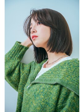 マナリノ バイ リトル(manarino by little) かきあげバングぷつっとボブ［表参道駅］