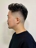 【土日限定10%オフ】カット+眉＆産毛メンテ+アイロンパーマ(部分)「8550円」