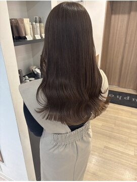 ユーフォリア 青山(Euphoria) 【担当きょうこ】大人可愛い赤み消しシアーベージュ/小顔カット