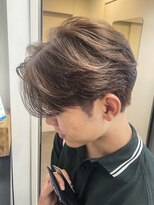 グッドタイムエフティフィフス 横浜西口(GoodTimes ft.fifth)&nbsp;センターパートニュアンスパーマフェザーパーマカルマパーマ30代