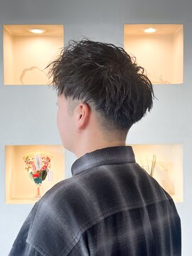 アテム 上安店(Atem) メンズ　カット×ツイストスパイラルパーマ