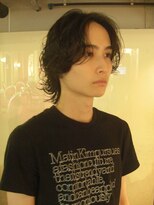 ノラジャーニー(NORA Journey)&nbsp;メンズボブウルフメンズミディアムレイヤーカットメンズウルフ