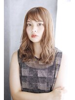 シュシュット(chouchoute)&nbsp;ミニウルフホワイトグレージュデジタルパーマチェリーブラウン44