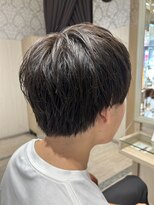 ビス リアン 川口店(Vis lien) 爽やかマットショート☆ビジネス刈り上げツーブロックブラック