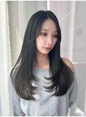 【LICCA 伊崎優李】韓国ヘア/レイヤーカット/前髪/姫カット