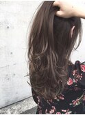 透明感カラー ラベンダーブルージュ