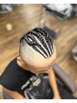 メンズ グレネイド(MENS GRENADE) 地毛デザインコーンロウ