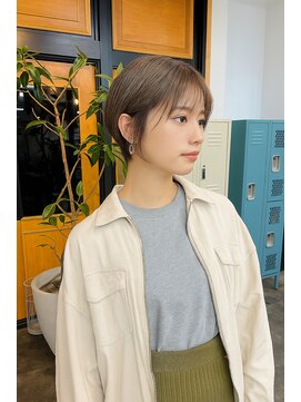 コポル(Copol) まわりと差がつく小顔ショート×オリーブベージュ