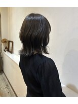 セットアップ 岡山北長瀬店(SET-UP)&nbsp;くびれヘアー×アッシュカラー　暗めカラー