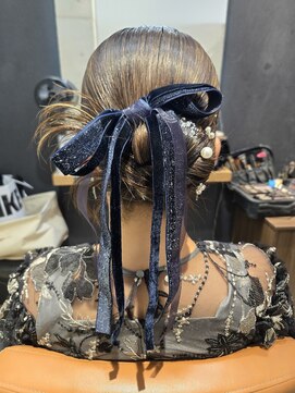 結婚式ヘア♪人気のカチモリ♪アップスタイル