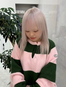 ティアム 渋谷店(Tiam shibuya) イメチェン/ニュアンスカラー/フルバング/似合わせカット