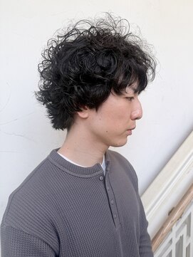 モリオ フロム ロンドン 成増店 【morio成増 セリザワ】メンズ　スパイラルパーマ　マッシュ