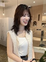 ユッカ 京橋(YUCCA)&nbsp;【 YUCCA 】大人可愛い/顔まわりレイヤー×パーマ