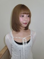 ホヌ(HONU) ボブレイヤー/ミルクティーベージュ