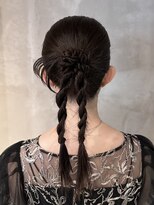 キリ 逗子(kiri) 逗子葉山ツインテールカチモリ結婚式ヘアセットヘアアレンジR66