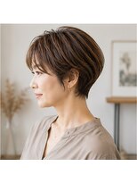 ヘアアンドメイク アース 入間店(HAIR&MAKE EARTH) 丸みショートボブ