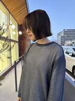 エムサロン 元総社(emusalon) 《Yachida》ボブ×ほんのりラベンダー