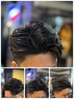 プラウド(PROUD)&nbsp;ビジネスメンズショートリクルート七三かき上げヘアツーブロック