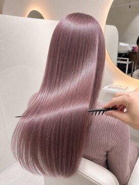レヴァ(LEVA) 茨木ハイトーン×ケアブリーチピンクアッシュ