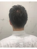 レイドバック(LAID BACK)&nbsp;ビジカジ★ネープレスのツーブロックビジネスマンパーマヘア