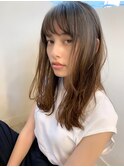 【アフロート添田】やりすぎないチョイウルフ！束感セミディ