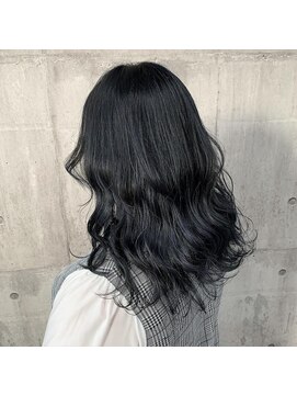 ウィチ(wichi) 【wichi】韓国女子　ネイビーアッシュカラー【橋本/橋本駅】