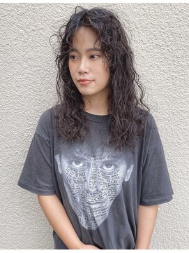 ハイフ(haif) 【haif】ウェーブパーマレイヤーカット