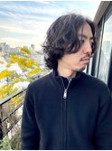 簡単スタイリング*大人のミディアムパーマ