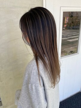 ナイーブヘアデザイン(NAiVE HAIR DESIGN) 【NAiVE hair】ナチュラルハイライト★LONG