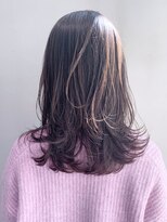 アイティーバイアルバム 八王子店(IT by ALBUM) レイヤーカットミディ_Aラインボブマロンベージュ_ba323641