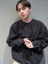 黒髪/ニュアンスマッシュ/表参道メンズカット/ツーブロック/20代