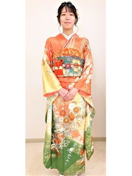 デザインヘアーピアジェ 八木店(DESIGN HAIR PIAGET) ☆2022年・ピアジェ成人式☆最新アップ&着付&メイク☆5