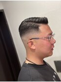 20代30代40代メンズフェード刈り上げシチサンビジカジオシャレ感