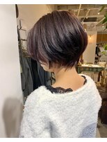 ナルヘアー 越谷(Nalu hair) 30代40代50代越谷/ハンサムくびれショート×ラベンダーカラー