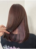 インナーカラーピンク