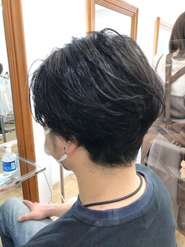 ヘッズ 本八幡店(HEADS) MEN'S HAIR  センターパート　ツイストスパイラル　韓国マッシュ
