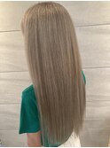 【Lee京橋】ロング×ホワイトベージュ